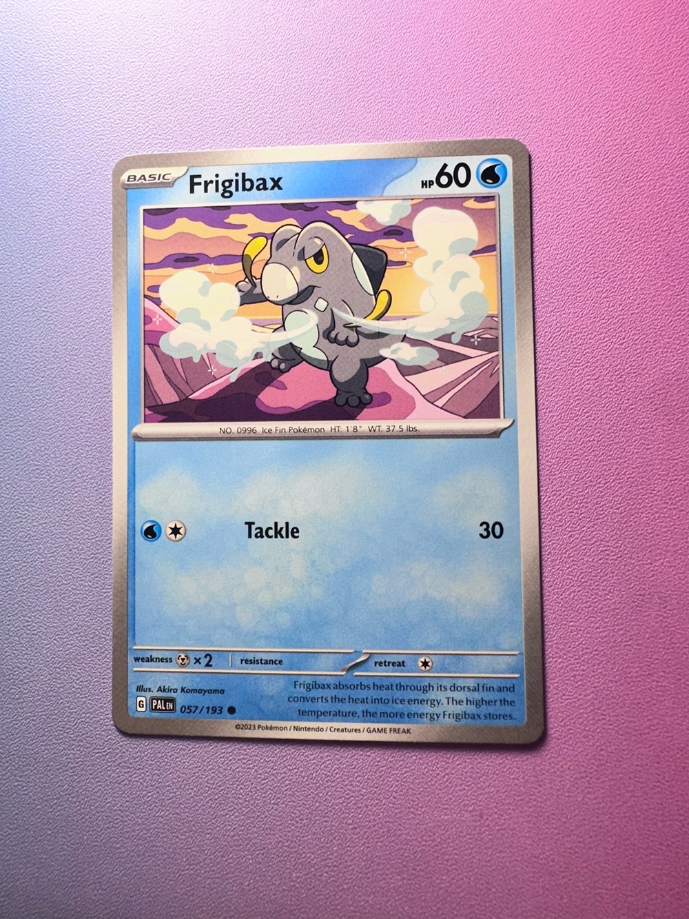 frigibax - 057/193 (common) — pokémon: paldea evolved